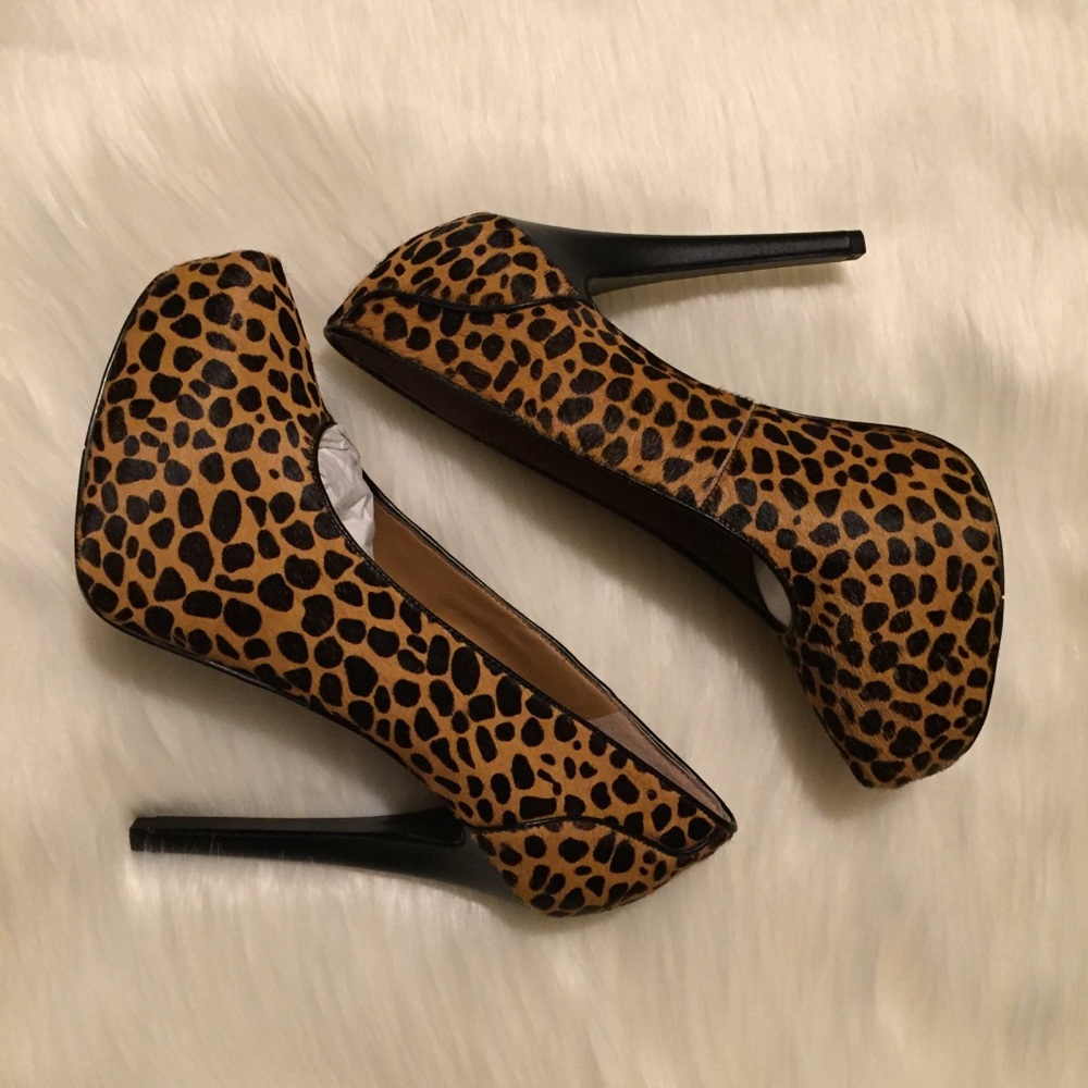 Nine West Calf Hair Pump Heels